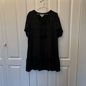 Elegant Black Tunic Dress